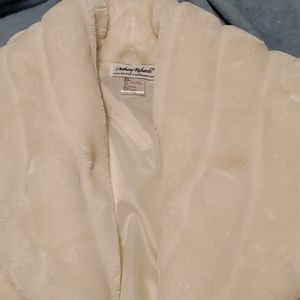 Beautiful white mink jacket